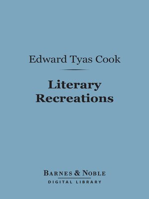 cover image of Literary Recreations (Barnes & Noble Digital Library)